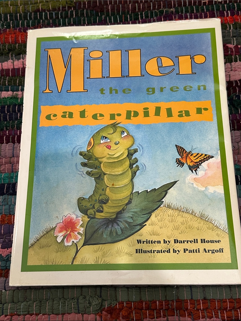 Miller The Green Caterpillar Autographed HC book Darrell House